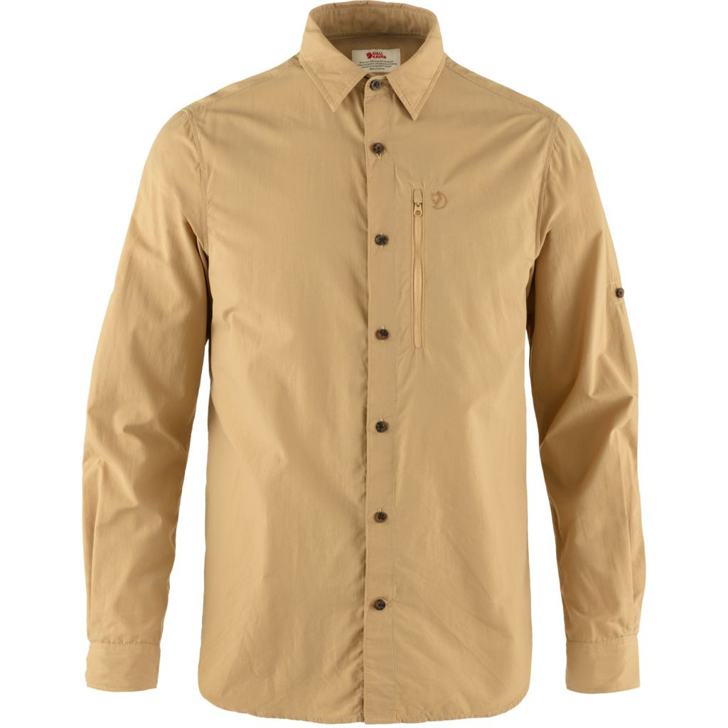 FJÄLLRÄVEN Abisko Hike Shirt LS M, Dune Beige (vzorek) velikost: M