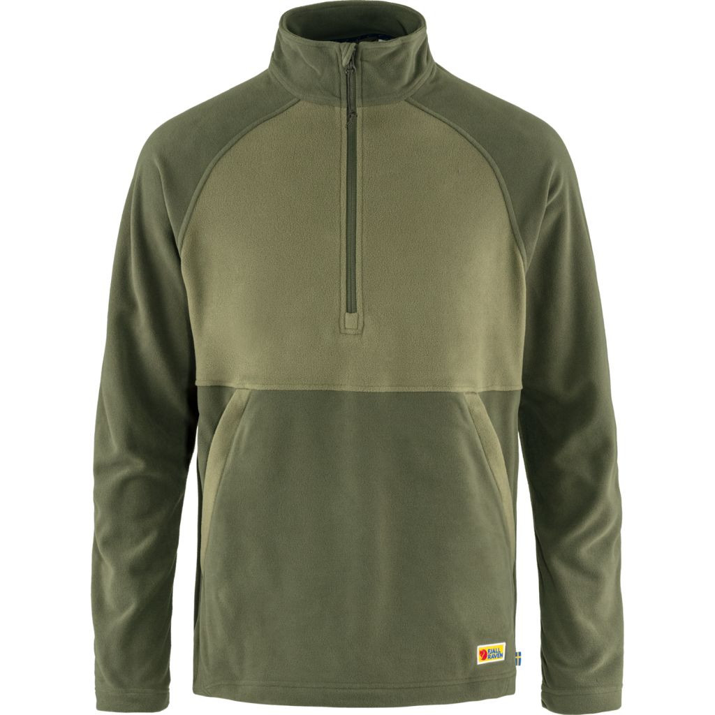 FJÄLLRÄVEN Vardag Lite Fleece M, Laurel Green-Light Olive (vzorek) velikost: M