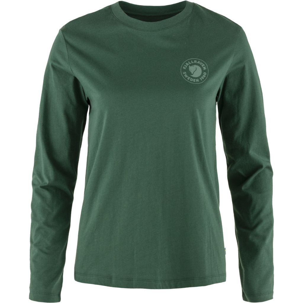 FJÄLLRÄVEN 1960 Logo T-shirt LS W, Deep Patina (vzorek) velikost: S