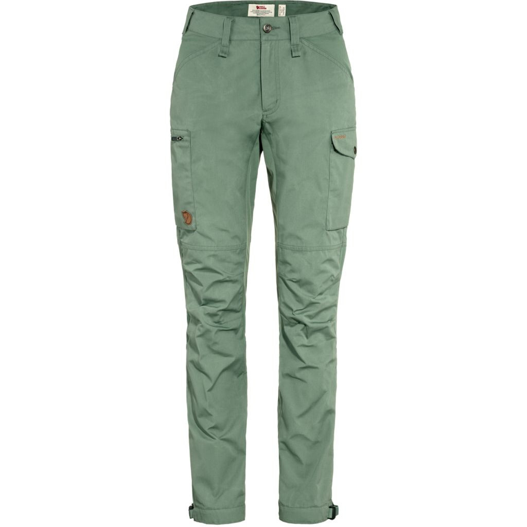 FJÄLLRÄVEN Kaipak Trousers Curved W, Patina Green (vzorek) velikost: 38