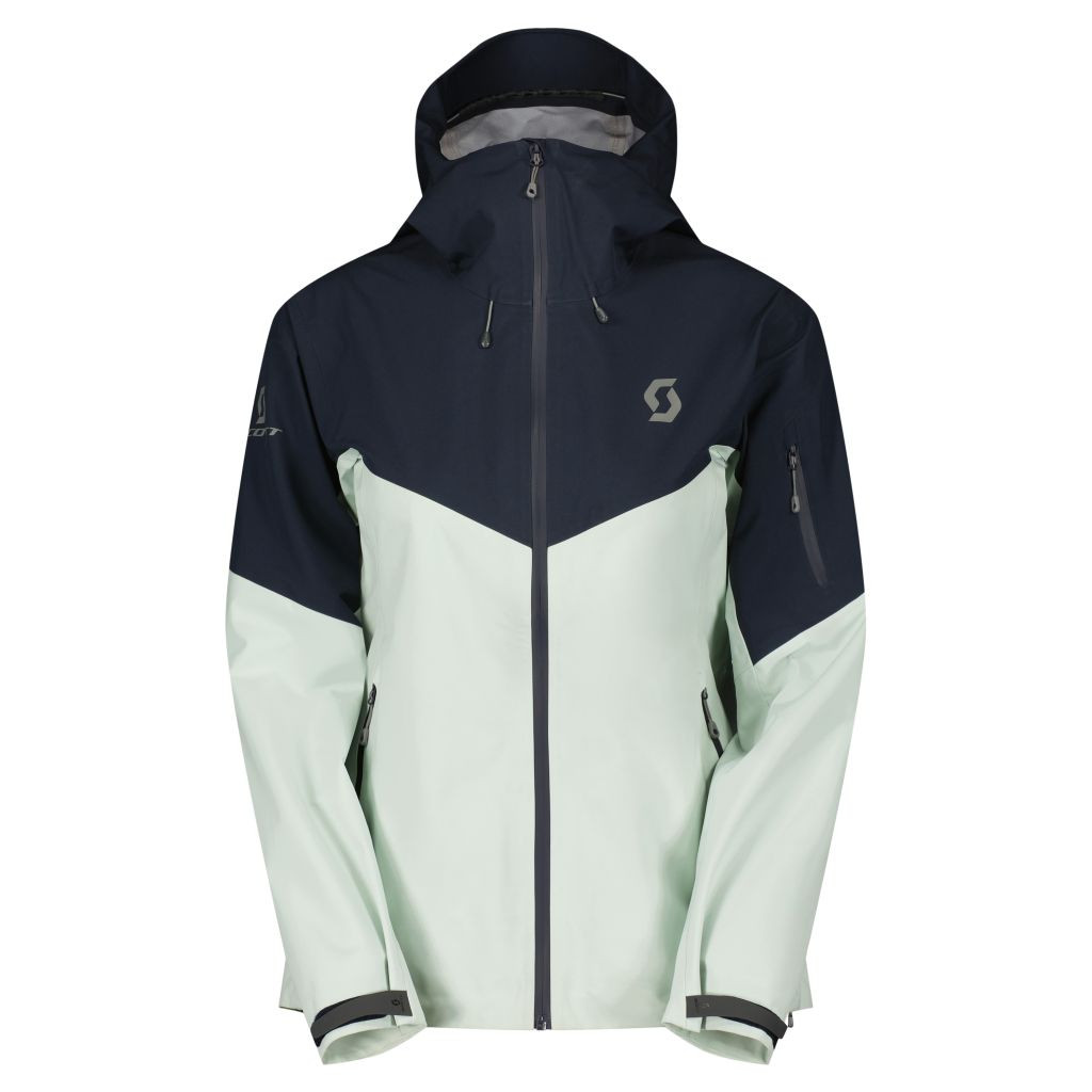 SCOTT Jacket W'S Explorair 3L, Fresh Green/Dark Blue (vzorek) velikost: M