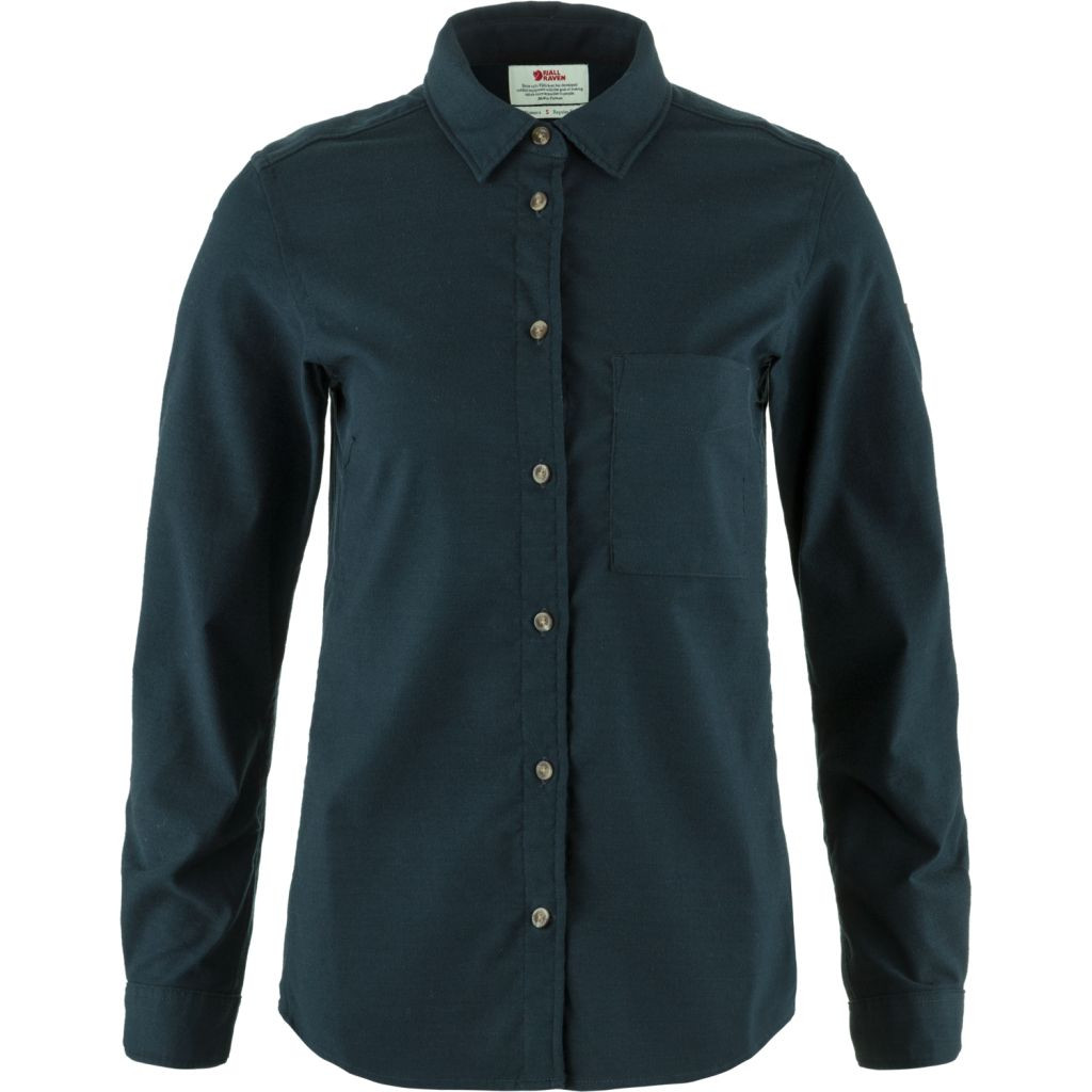 FJÄLLRÄVEN Singi Fjäll Shirt W, Dark Navy (vzorek) velikost: M