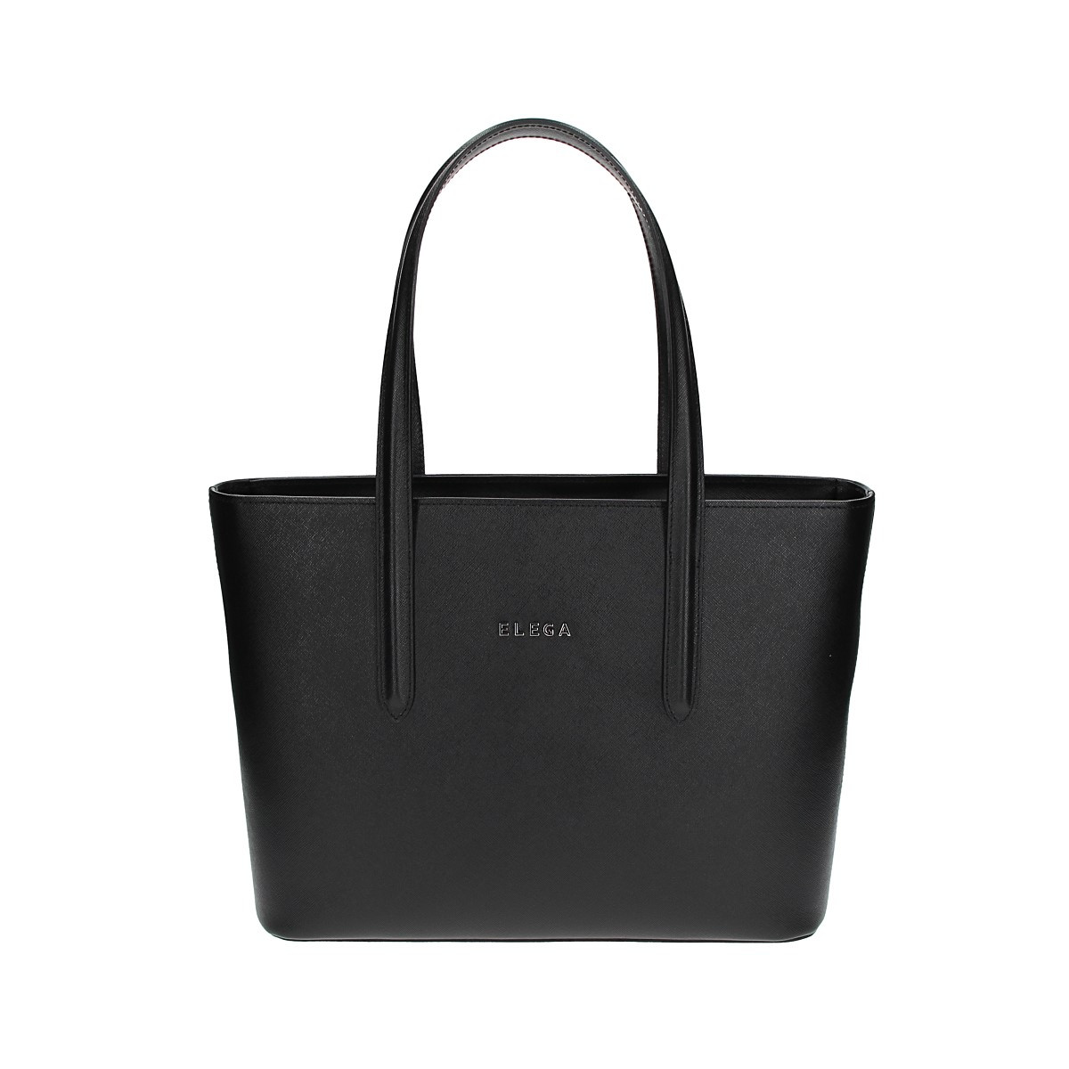 ELEGA <![CDATA[Kabelka Simone černá/stříbro]]>