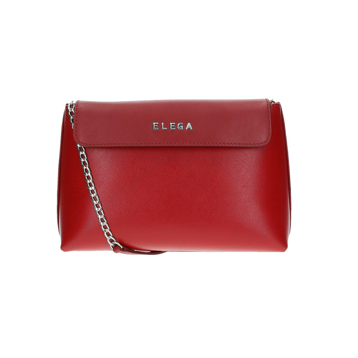 ELEGA <![CDATA[Malé crossbody psaníčko Anie červená rubín/stříbro]]>