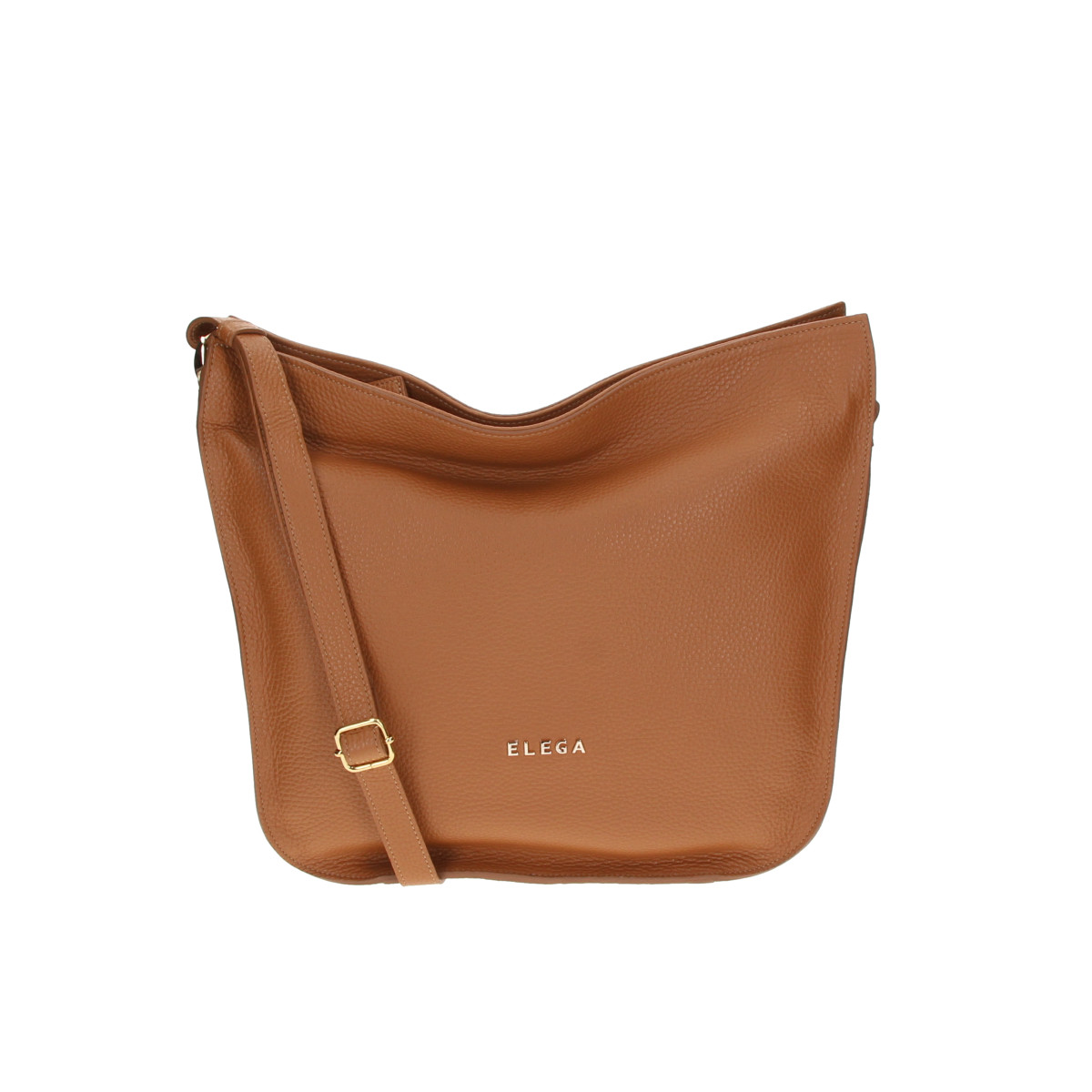 ELEGA <![CDATA[Gondola přes rameno Hobie koňak/zlato]]>