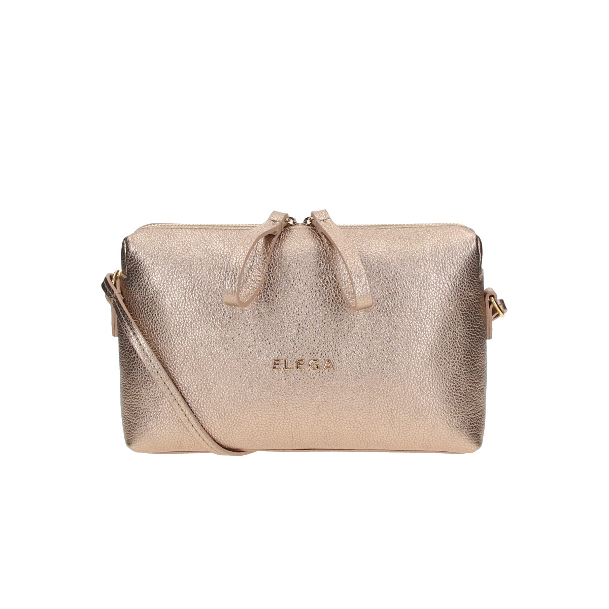 ELEGA <![CDATA[Malé crossbody Hill růžovo-zlatá/zlato]]>