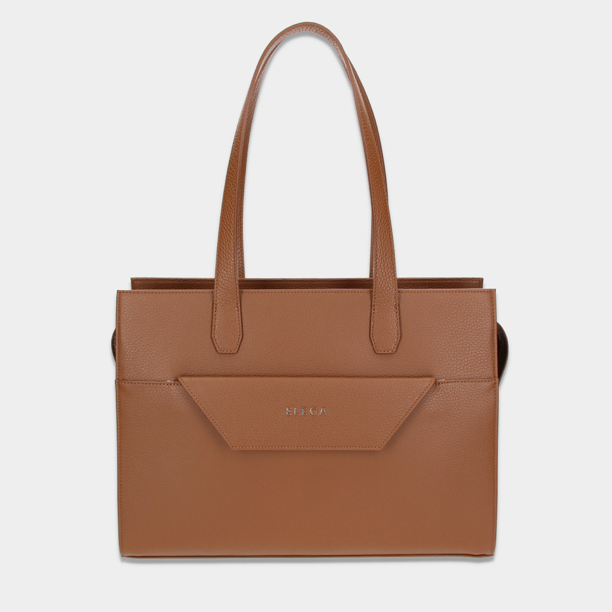 ELEGA <![CDATA[Kabelka na rameno Loren tm.koňak/zlato]]>