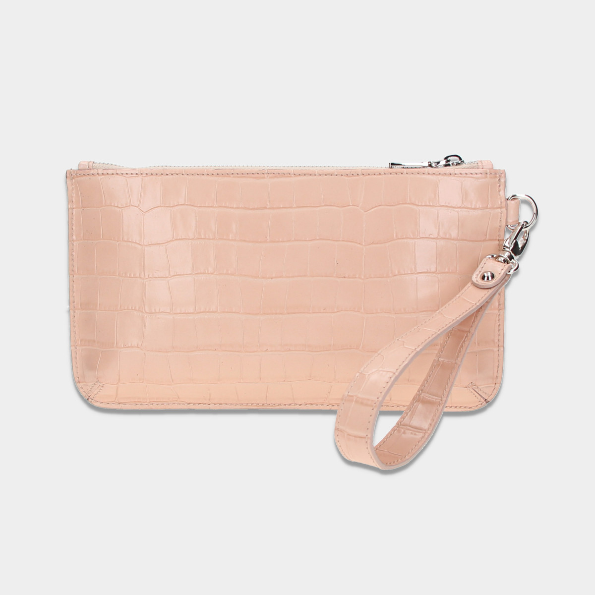 ELEGA <![CDATA[Psaníčko do ruky Snap nude kroko/stříbro]]>