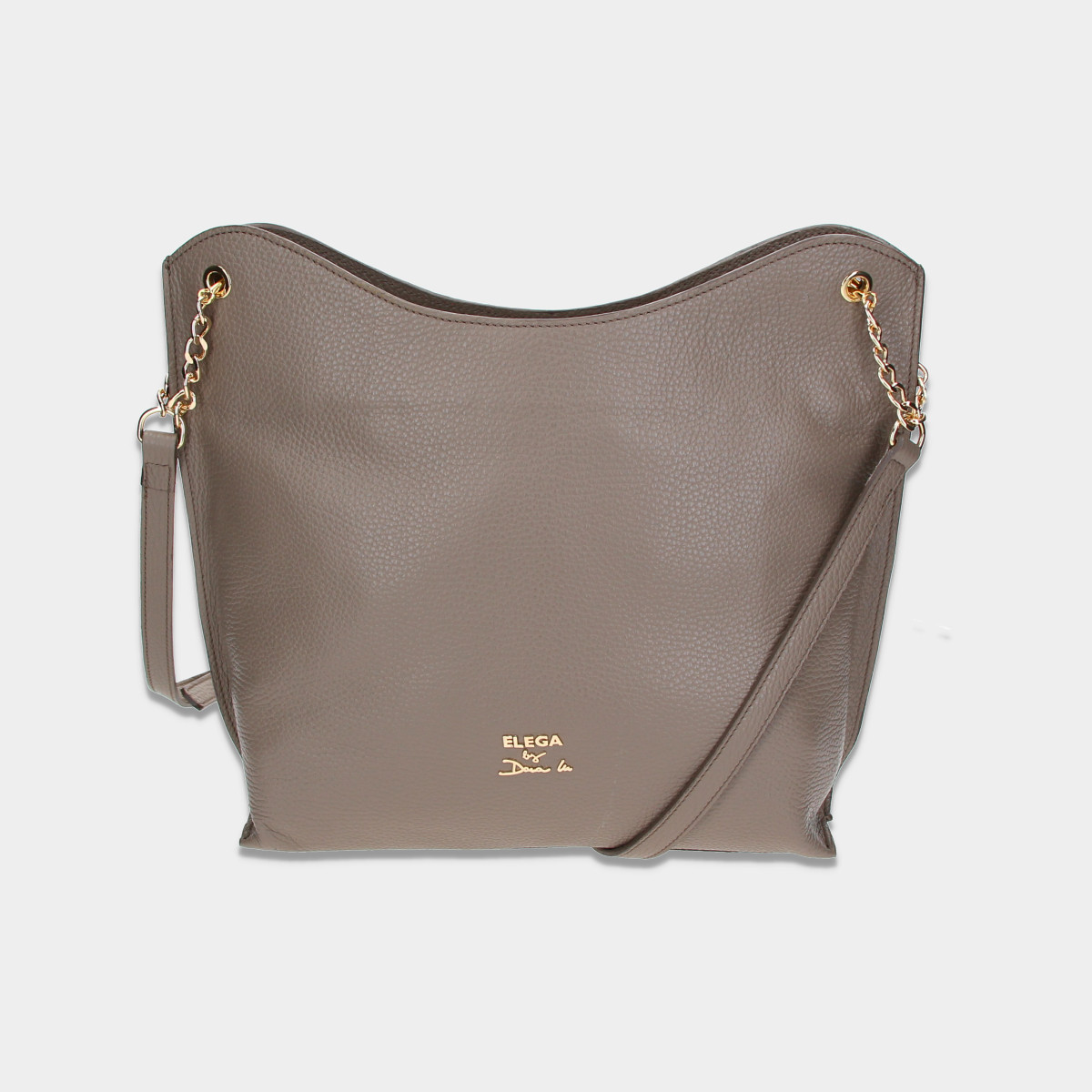 ELEGA by Dana M <![CDATA[Crossbody Autogram taupe/zlato]]>