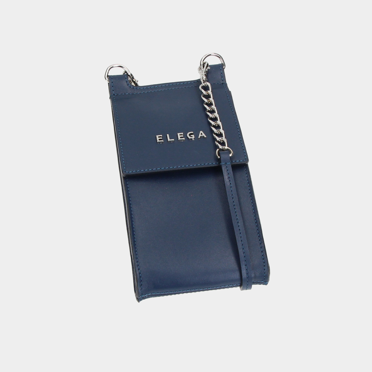 ELEGA <![CDATA[Pouzdro na telefon Chainy modrá/stříbro]]>