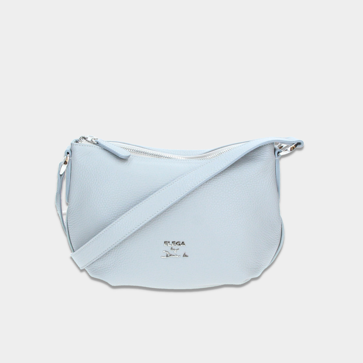 ELEGA by Dana M <![CDATA[Malá gondola crossbody Manon šedá/stříbro]]>