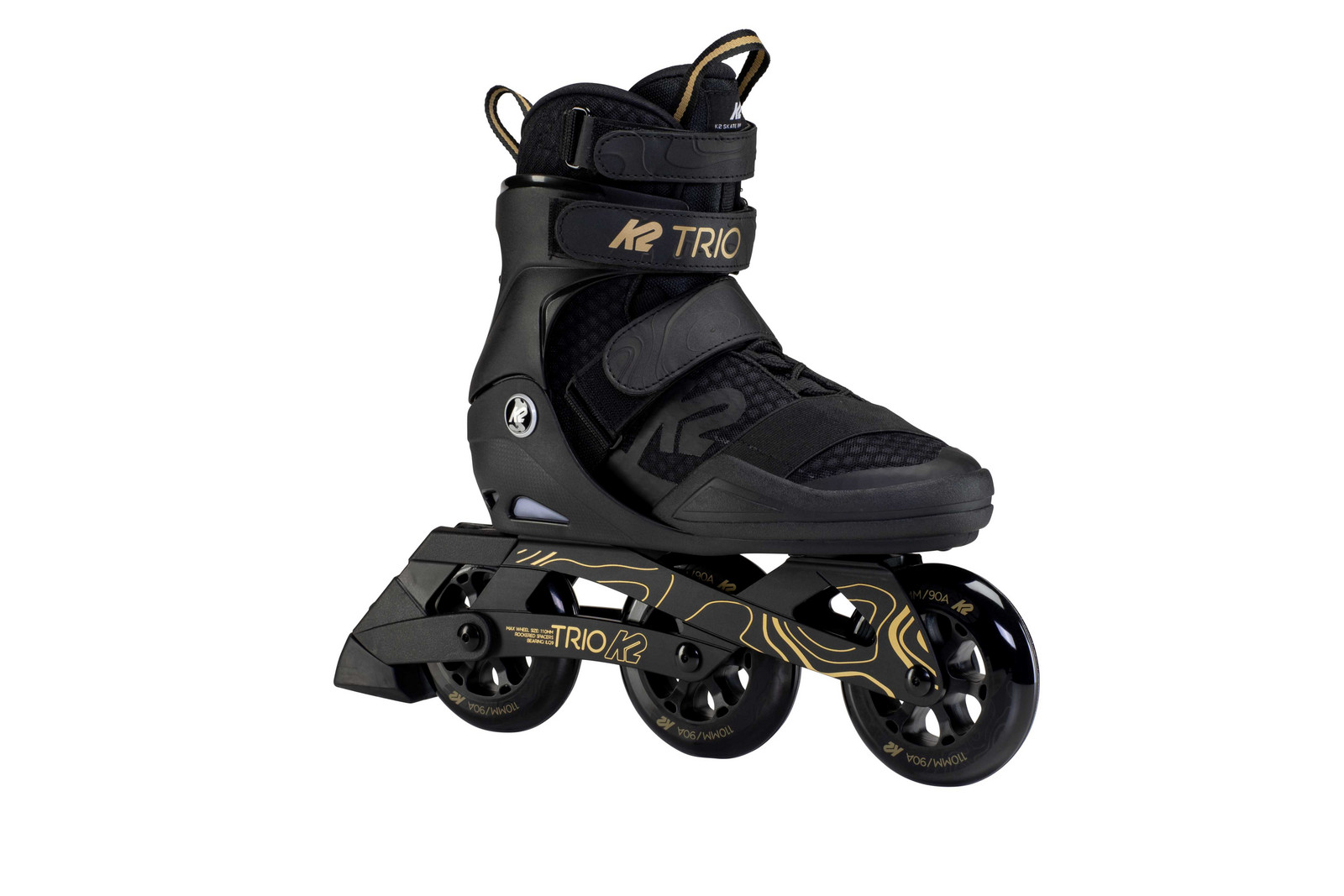 Inline brusle K2 TRIO 110 black gold (2024) velikost: EU 47