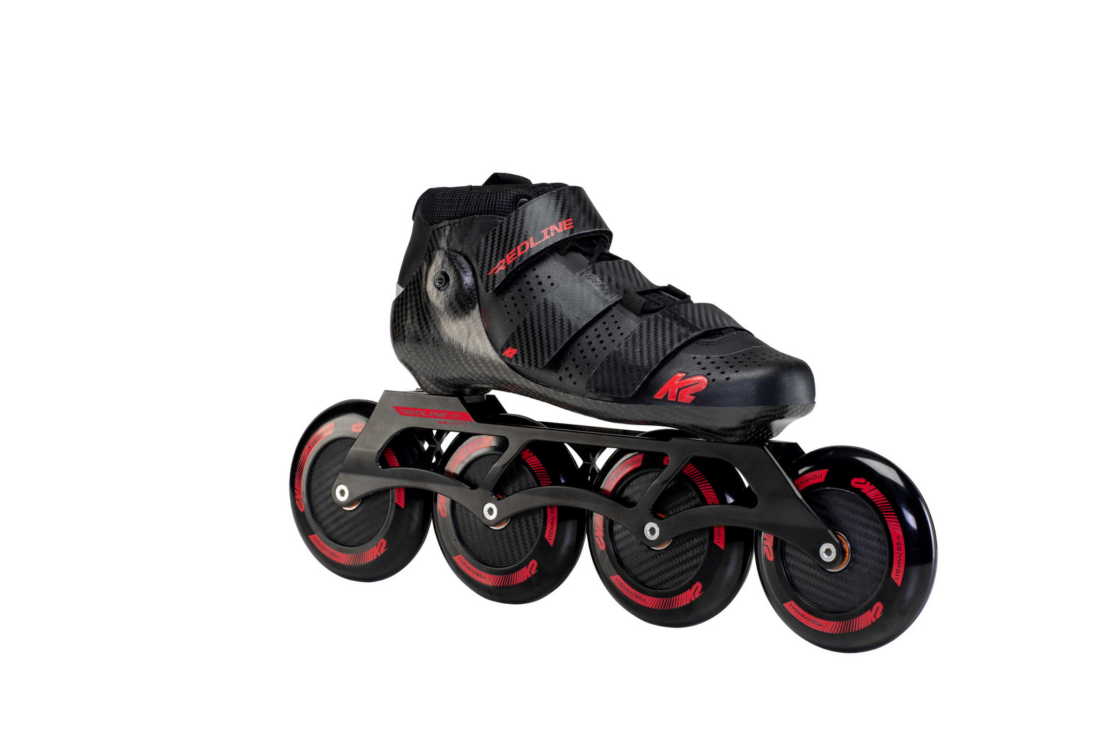 Inline brusle K2 REDLINE 110 black red (2024) velikost: EU 41,5