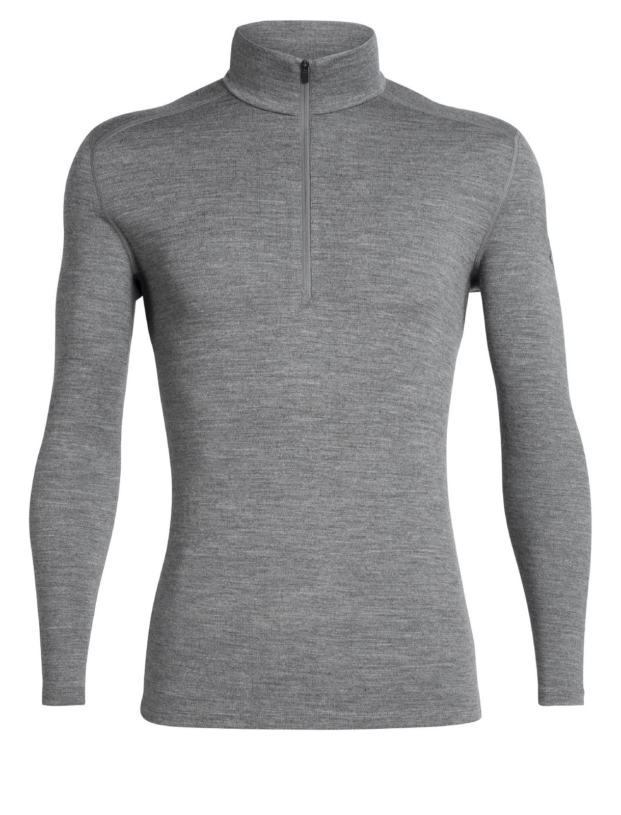 pánské merino triko ICEBREAKER Mens 260 Tech LS Half Zip, Gritstone HTHR velikost: S