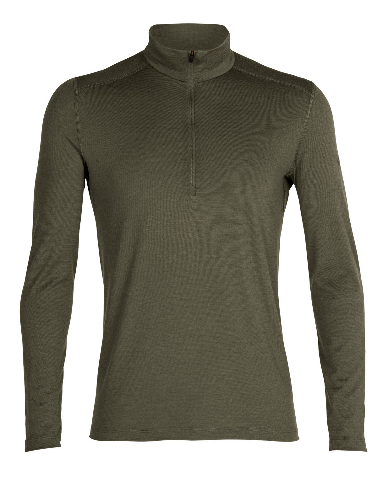 pánské merino triko dlouhý rukáv  ICEBREAKER Mens 200 Oasis LS Half Zip, Loden velikost: L
