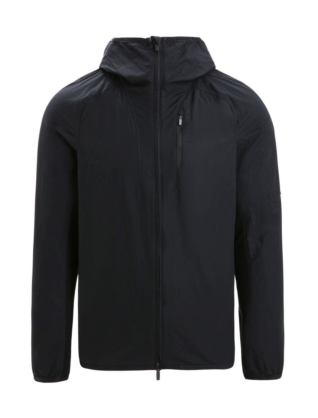 ICEBREAKER Mens Shell+ Cotton Windbreaker, Black velikost: S