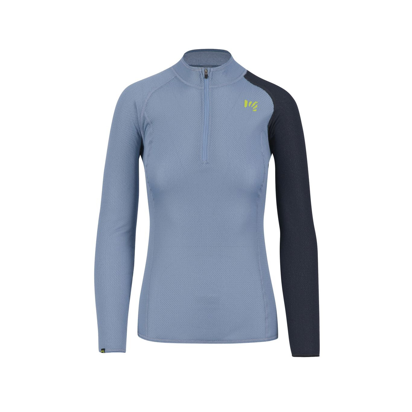 KARPOS Dinamico Octa W Jersey Ls Half Zip, Mountain Spring/Vulcan velikost: L