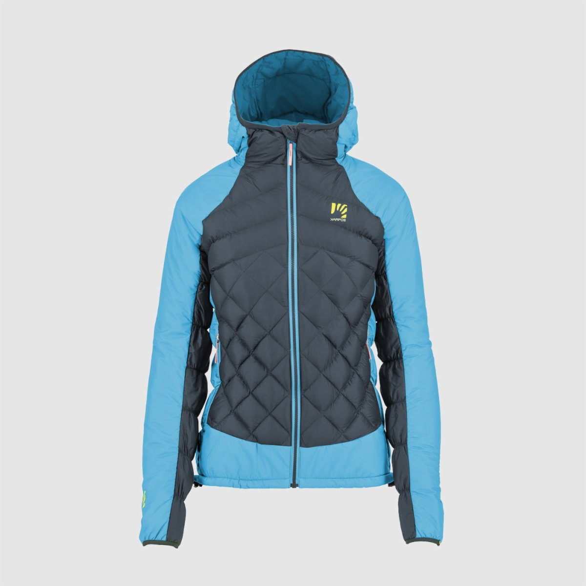 KARPOS W Lastei Actice Plus Jacket, Dark Slate/Blue Atoll velikost: XS