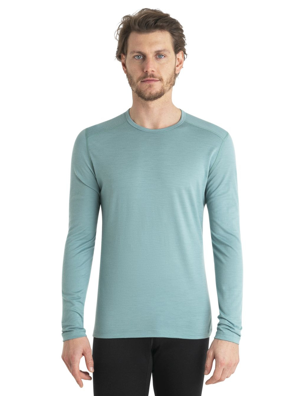 ICEBREAKER Mens 200 Oasis LS Crewe, Cloud Ray velikost: XS
