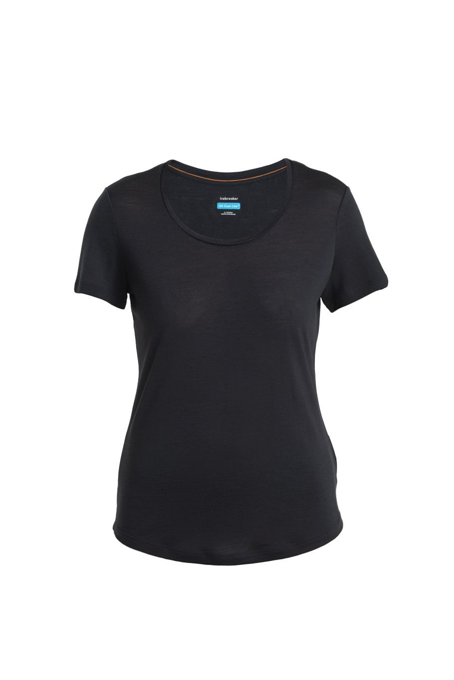ICEBREAKER Wmns Merino 125 Cool-Lite™ Sphere III SS Scoop Tee, Black velikost: S