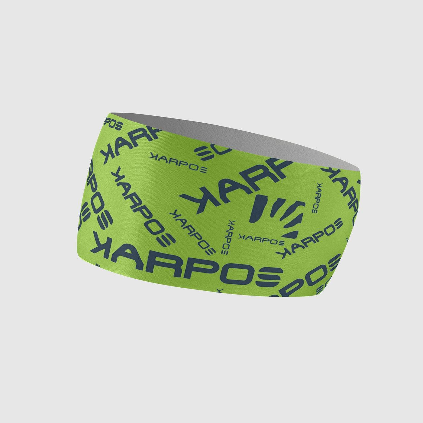 Unisex čelenka KARPOS U Pelmo Headband, Green Flash/Midnight velikost: OS (UNI)