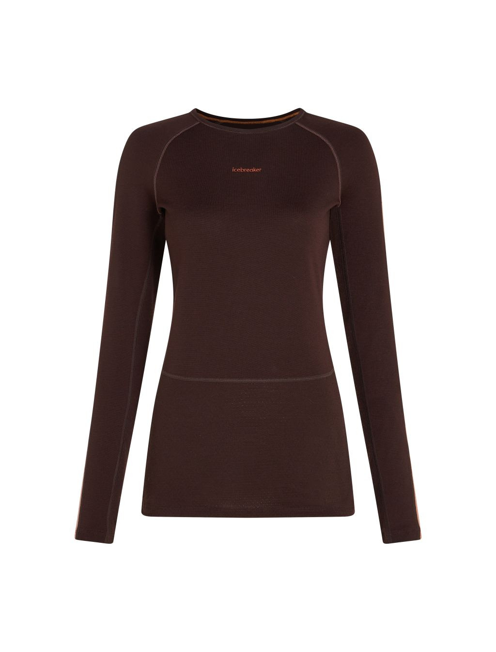 ICEBREAKER Wmns ZoneKnit 260 LS Crewe, Bittersweet/Cedar Wood/Cb (vzorek) velikost: S