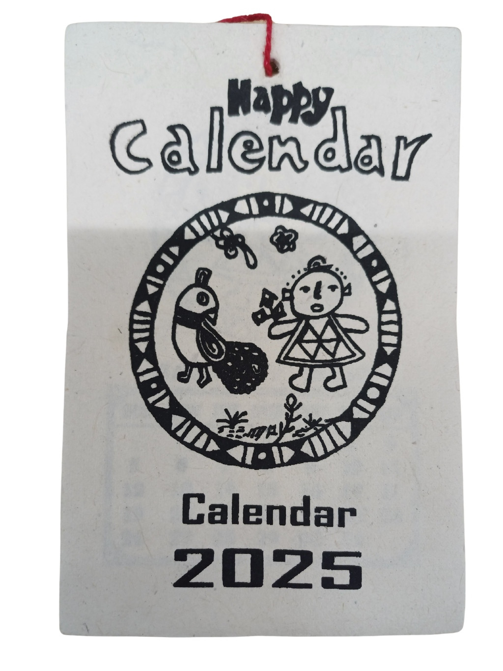 nepálský kalendář 2025 (malý) - Happy Calendar - kolo