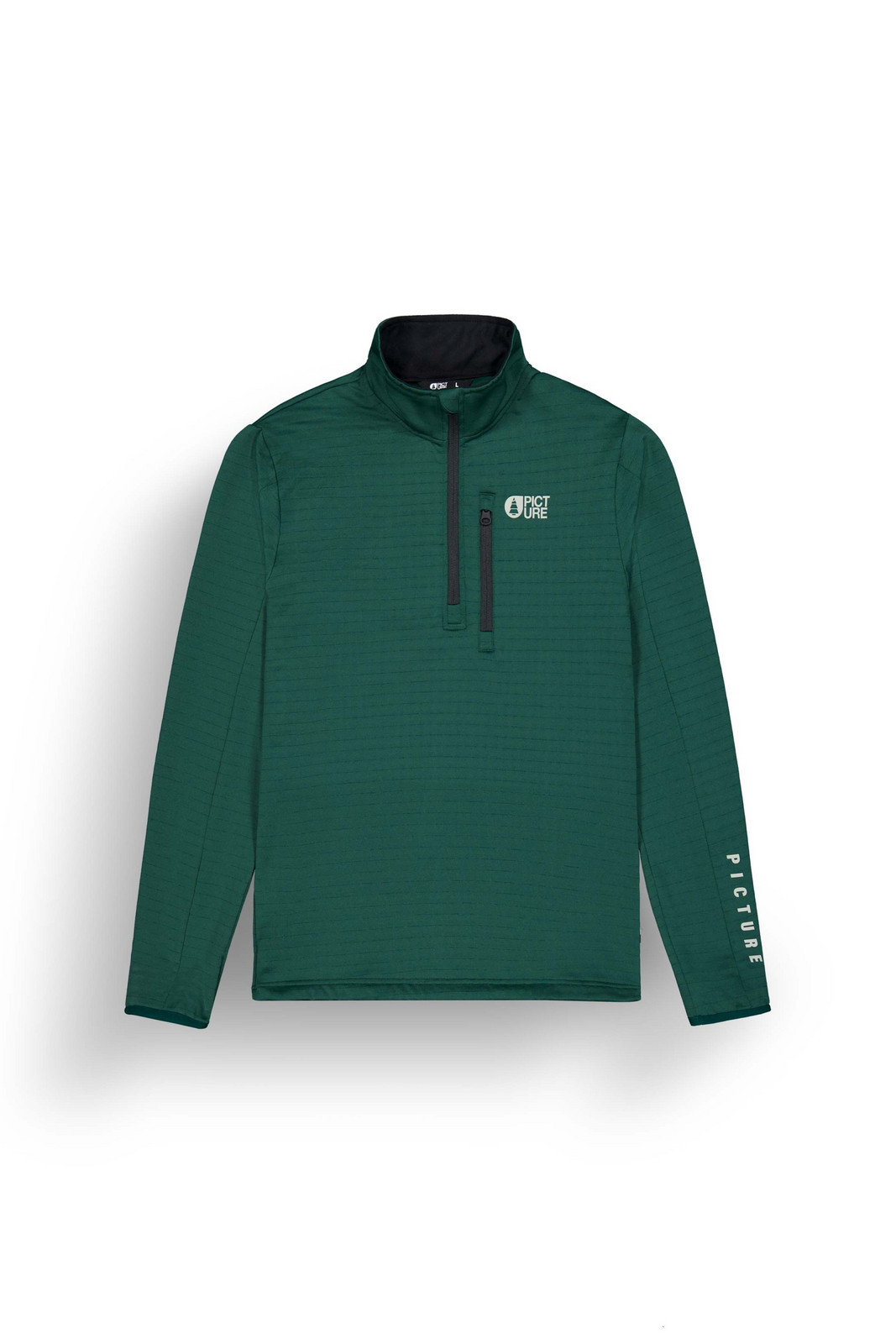 PICTURE M Bake Grid 1/4 Zip, Ponderosa Pine velikost: L