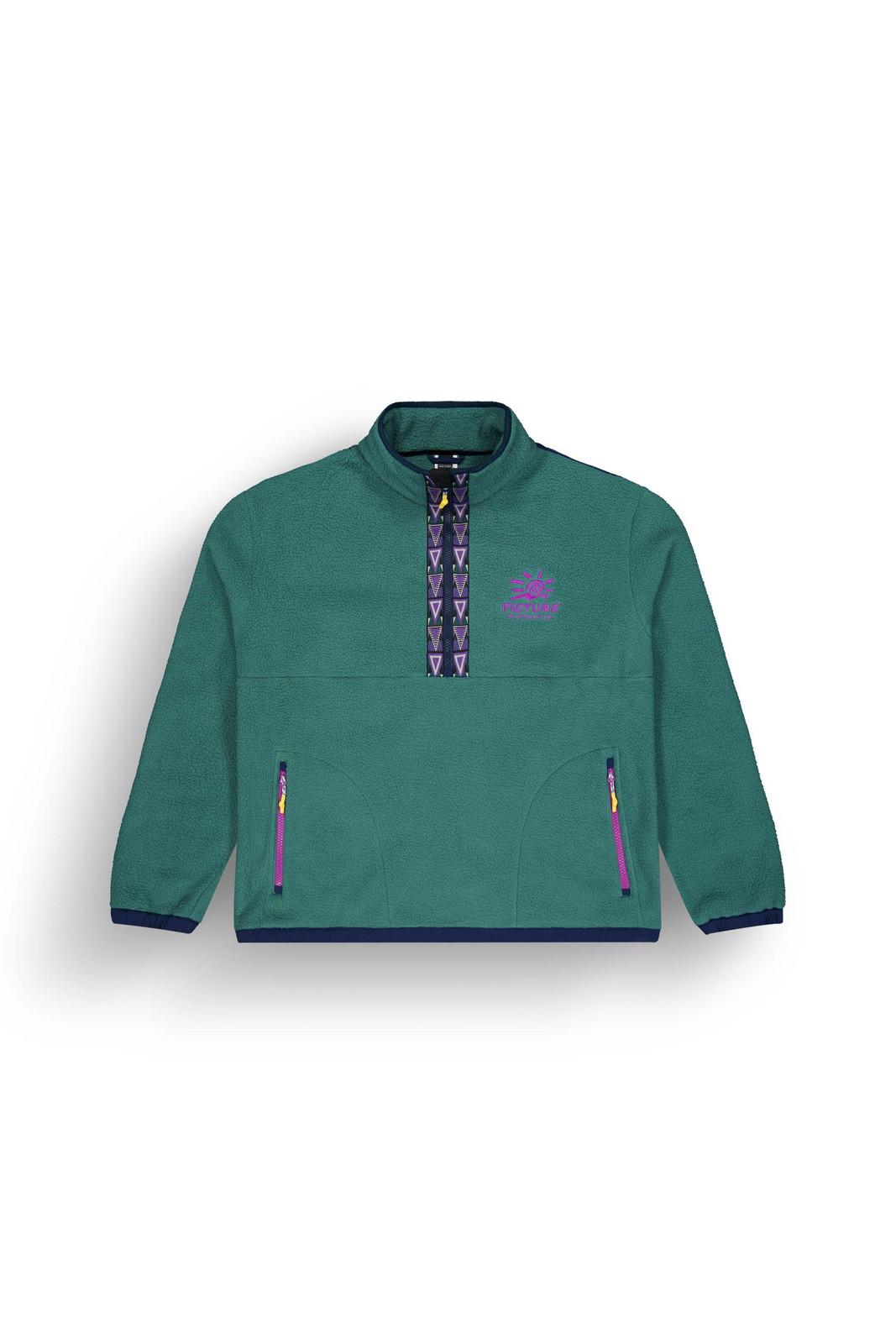 PICTURE M Gamvik 1/4 Zip, Bayberry velikost: L