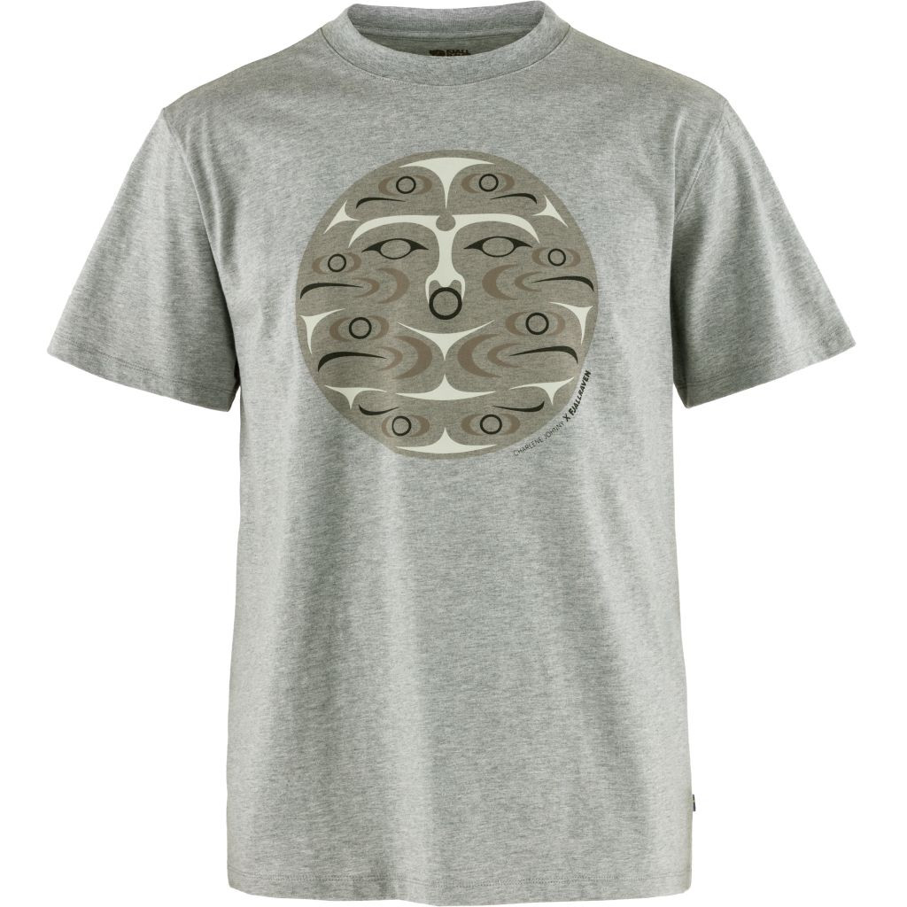 FJÄLLRÄVEN Kanken Art T-shirt, Grey-Melange (vzorek) velikost: S