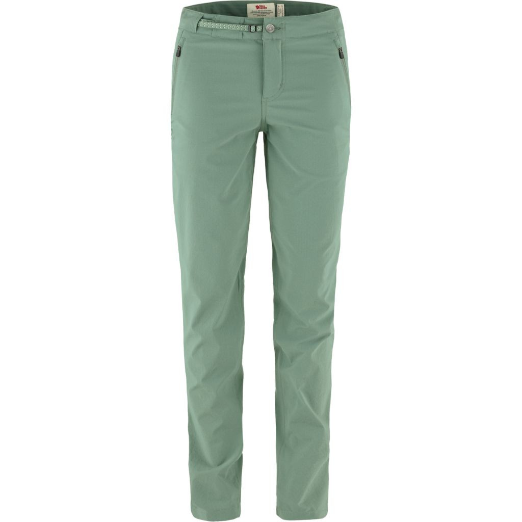 FJÄLLRÄVEN High Coast Trail Trousers W, Patina Green (vzorek) velikost: 38 Regular