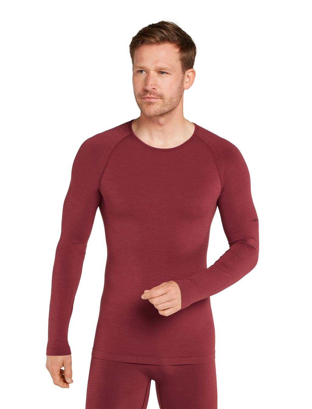 Pánské merino tričko s dlouhým rukávem ICEBREAKER Mens 260 Zoneknit Seamless LS Crewe, Port velikost: L