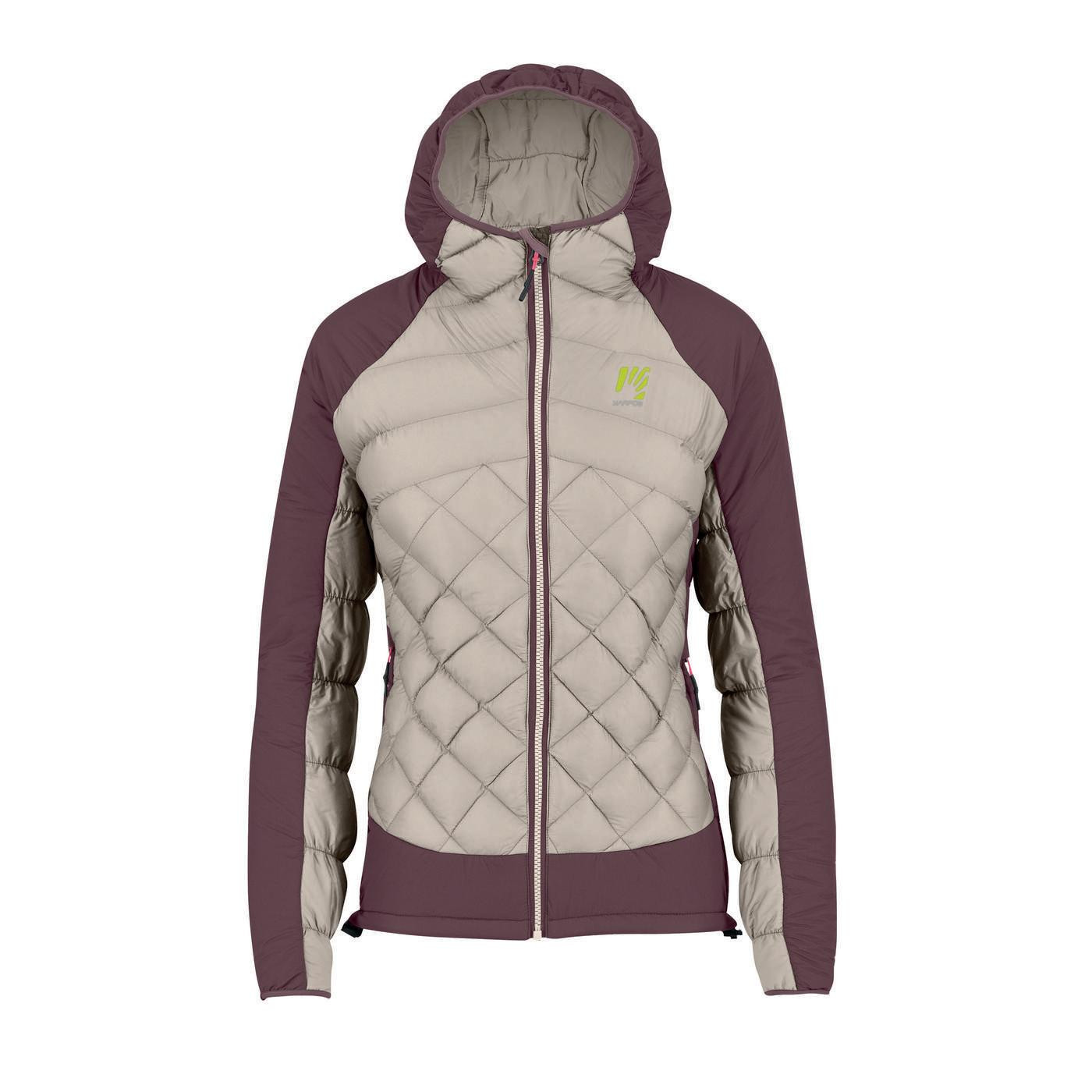 Dámská bunda KARPOS W Lastei Active Plus Jacket, Oat/Huckleberry velikost: S