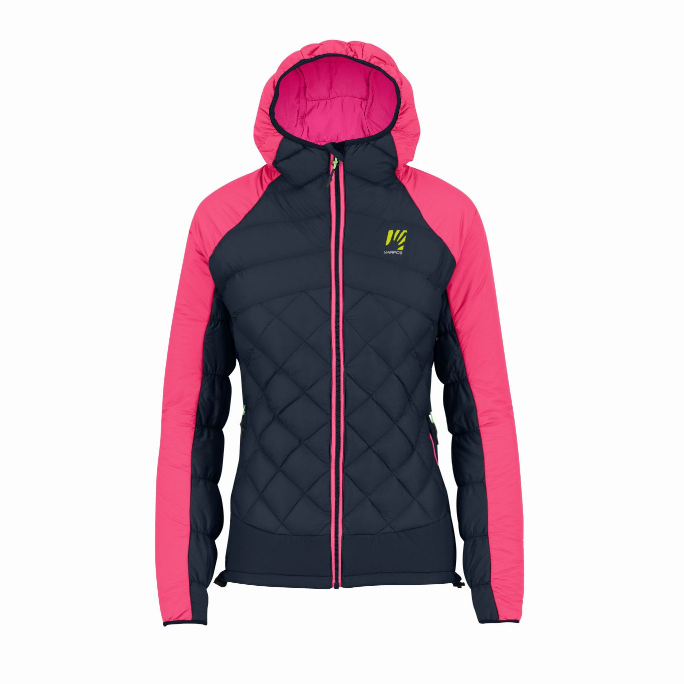 Dámská bunda KARPOS W Lastei Active Plus Jacket, Vulcan/Fandango Pink velikost: XS