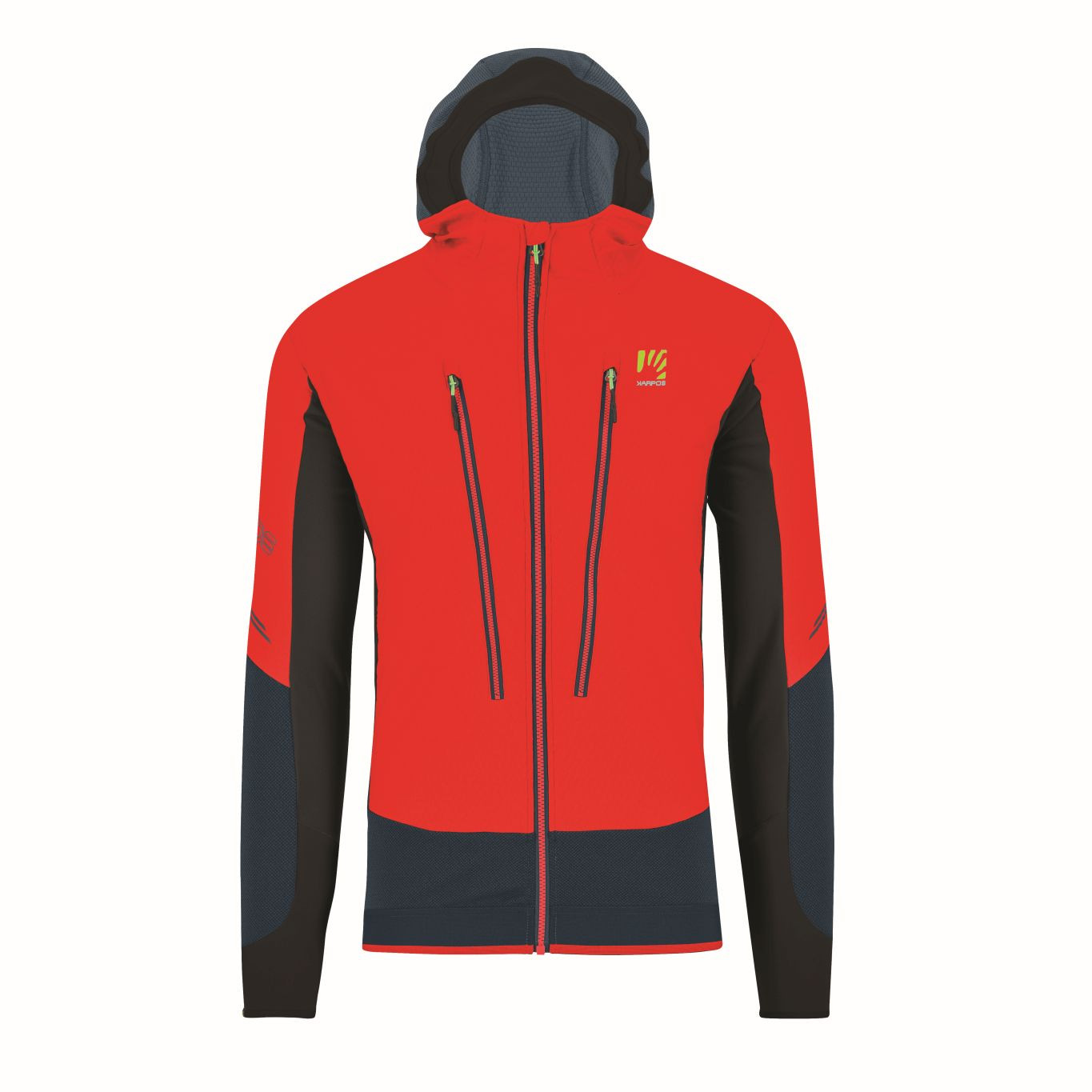 KARPOS M Alagna Plus Evo Jacket, Fiery Red/Midnight velikost: L