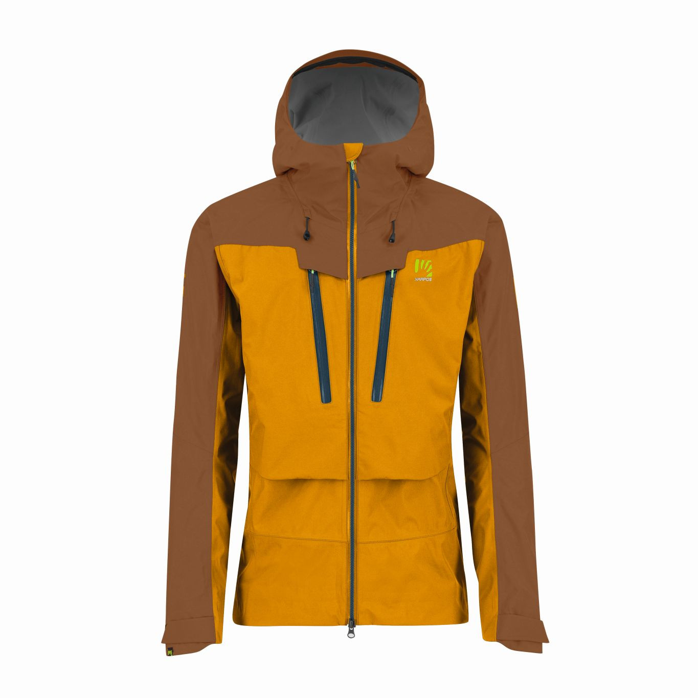 KARPOS M Midi Shell Jacket, Golden/Nuthatch velikost: L