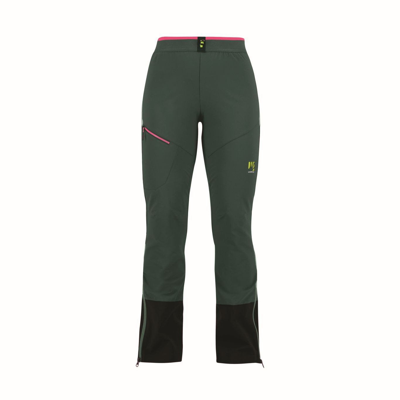 KARPOS W Grand Mont Skimo Pants, Jungle Green/Duck Green velikost: S