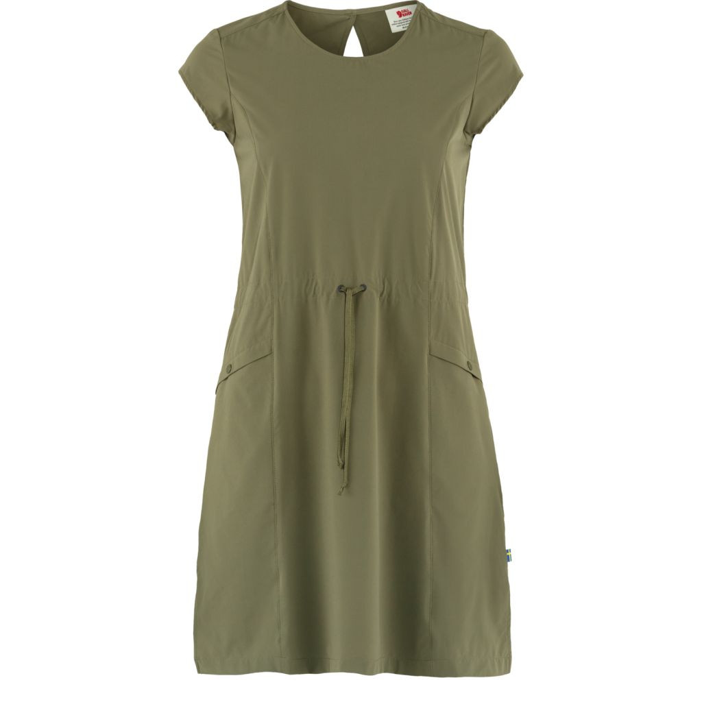 FJÄLLRÄVEN High Coast Lite Dress W, Green (vzorek) velikost: S