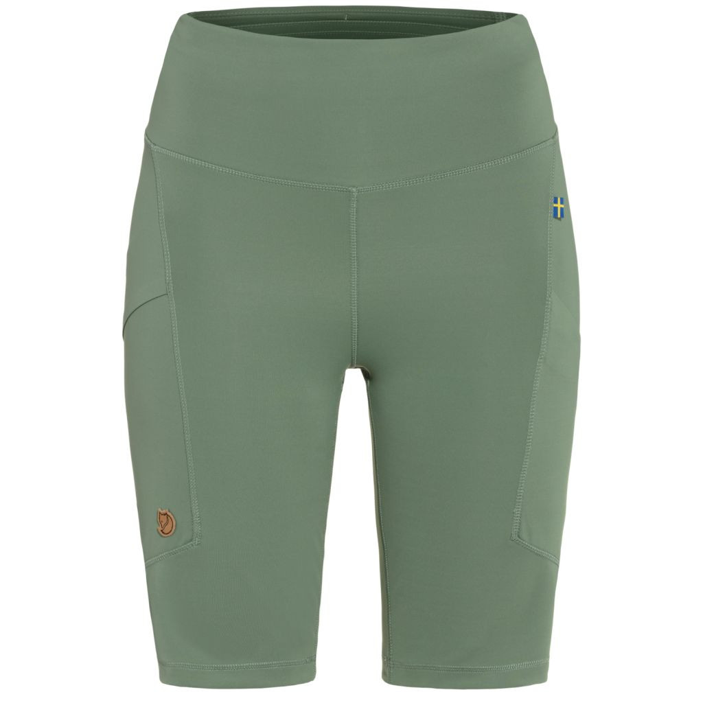 FJÄLLRÄVEN Abisko Short Tights W, Patina Green (vzorek) velikost: S