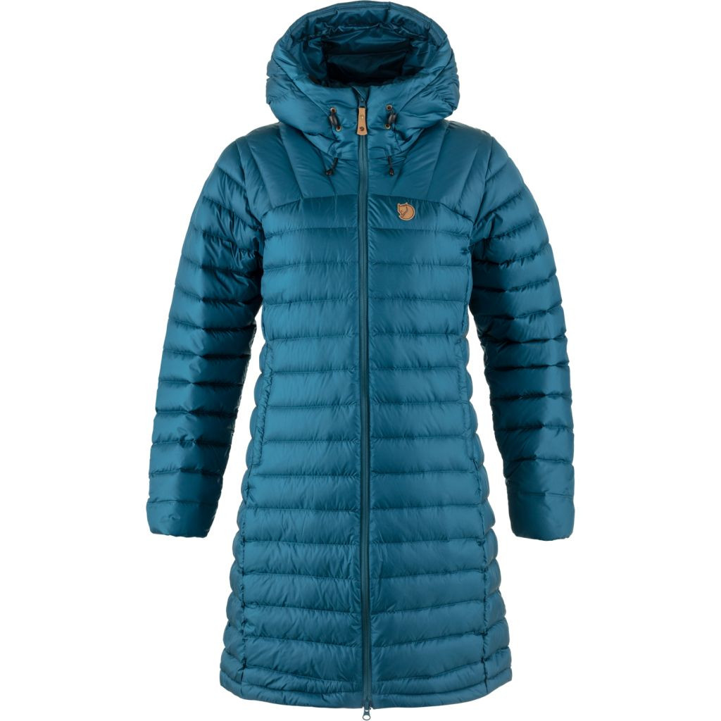 FJÄLLRÄVEN Snow Flake Parka W, Deep Sea (vzorek) velikost: S