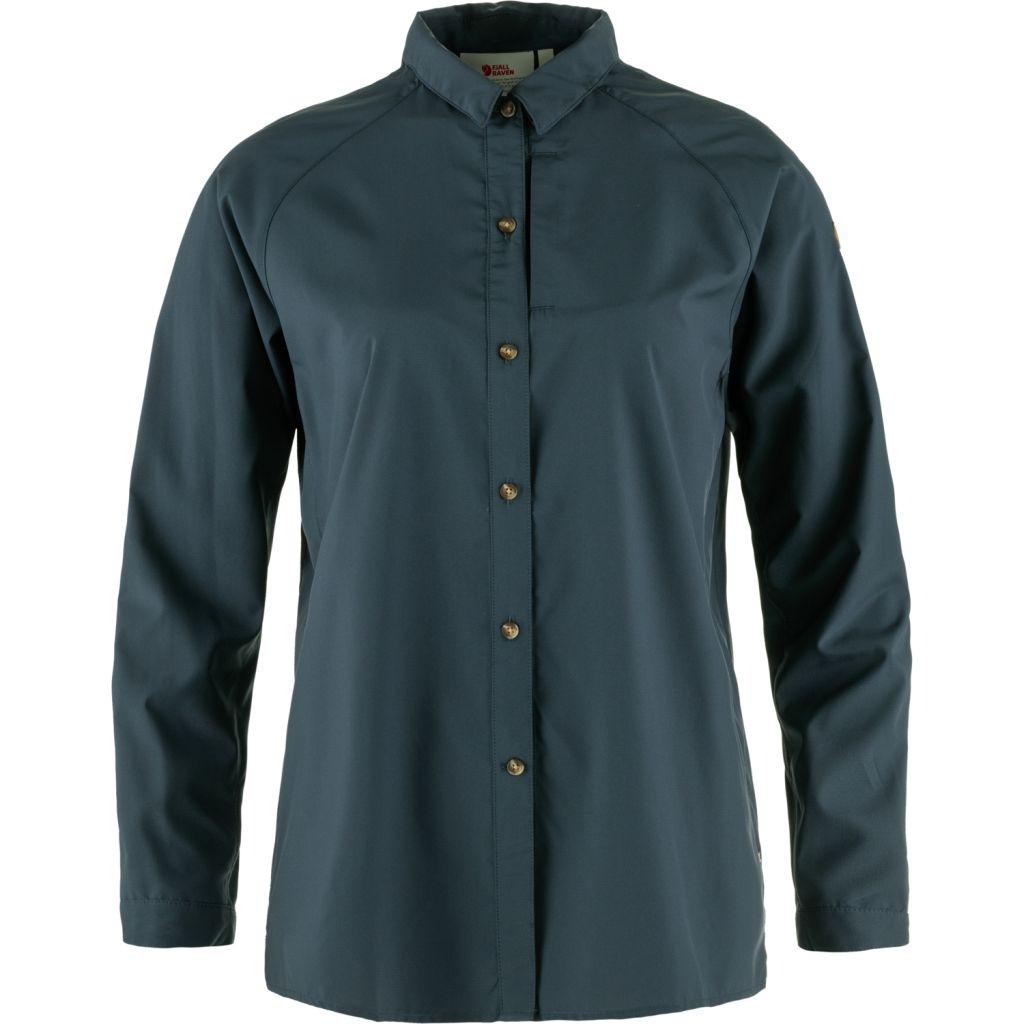 FJÄLLRÄVEN Abisko Hike Shirt W, Navy (vzorek) velikost: M