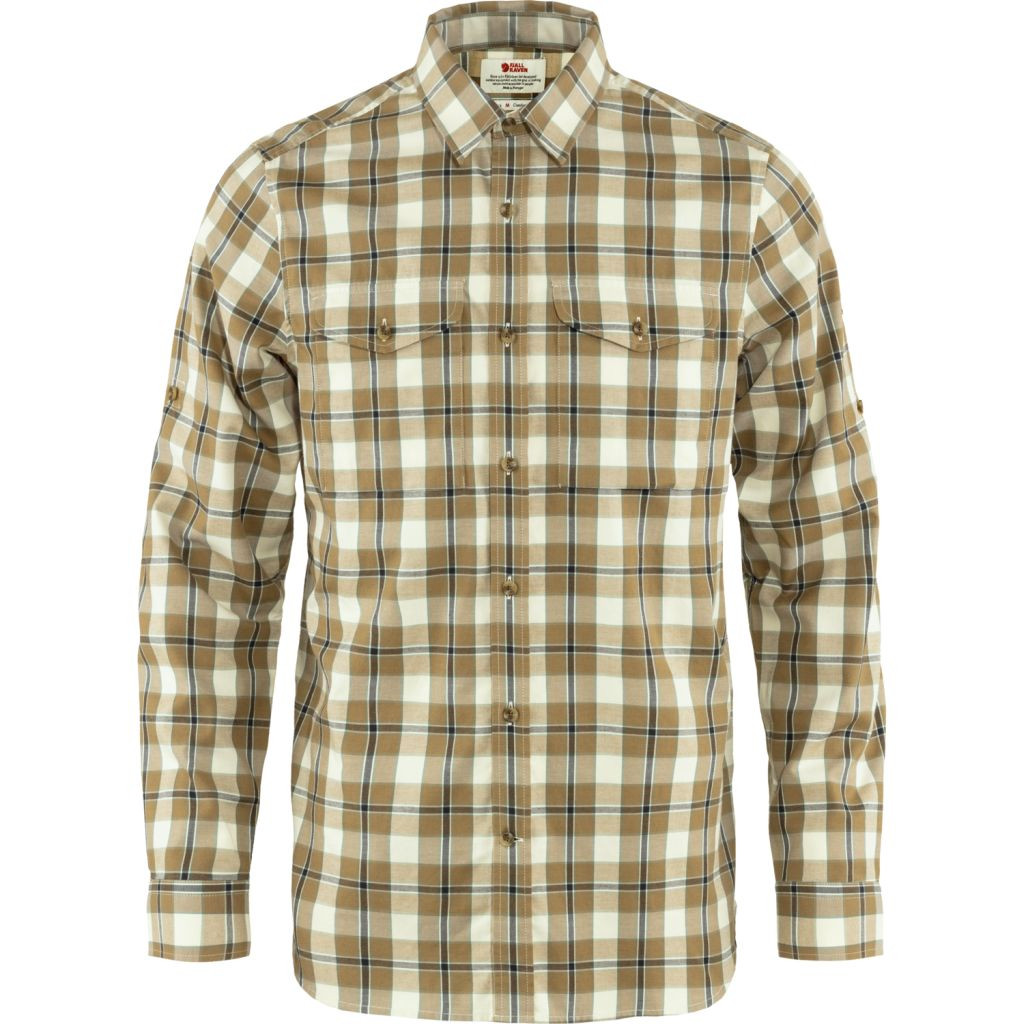 FJÄLLRÄVEN Singi Flannel Shirt LS M, Buckwheat Brown-Patina Green (vzorek) velikost: M