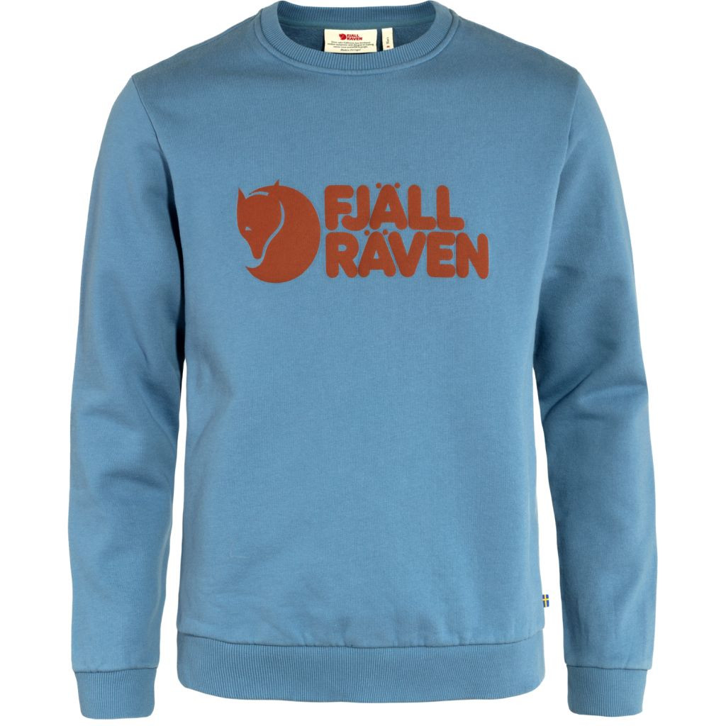 FJÄLLRÄVEN Fjällräven Logo Sweater M, Dawn Blue (vzorek) velikost: M