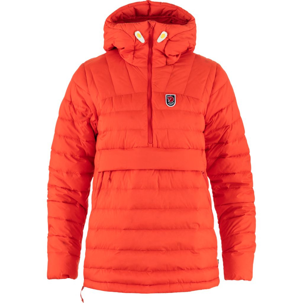 FJÄLLRÄVEN Expedition Pack Down Anorak W, Flame Orange (vzorek) velikost: S