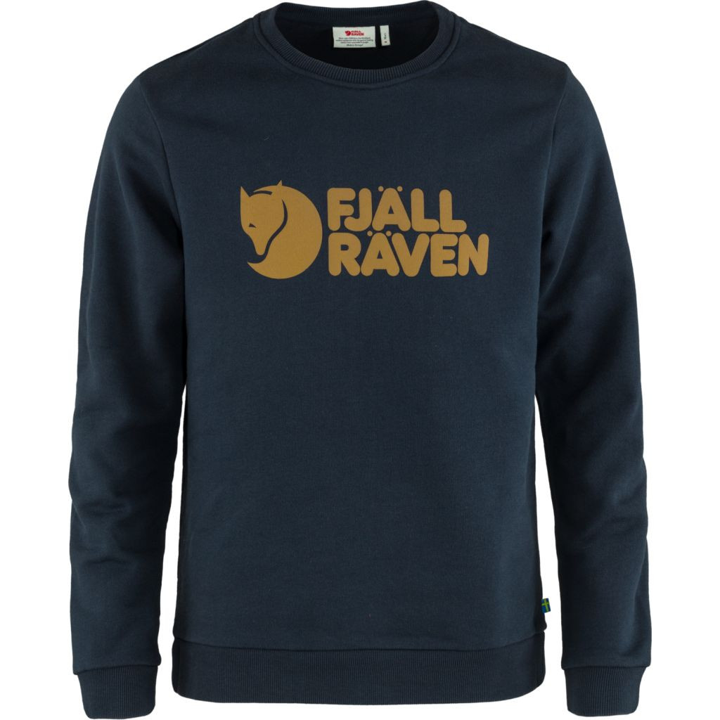 FJÄLLRÄVEN Fjällräven Logo Sweater M, Dark Navy (vzorek) velikost: M