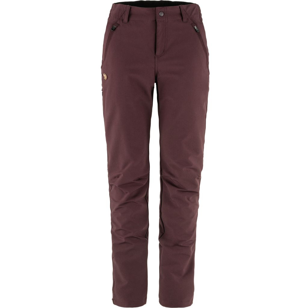 FJÄLLRÄVEN Abisko Trail Stretch Trousers W, Port (vzorek) velikost: 38