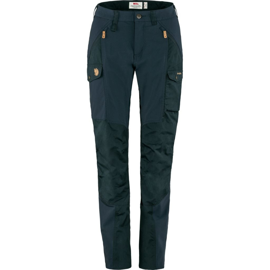 FJÄLLRÄVEN Nikka Trousers Curved W, Dark Navy (vzorek) velikost: 38