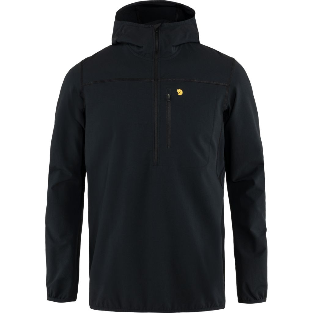 FJÄLLRÄVEN Bergtagen Stretch Half-Zip M, Black (vzorek) velikost: M