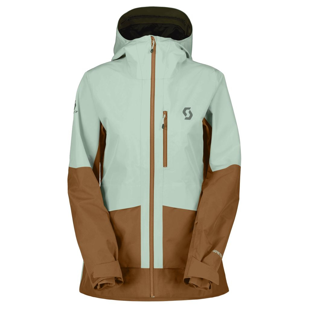 SCOTT Jacket W'S Vertic Gtx 2L, Fresh Green/Bread Brown (vzorek) velikost: M