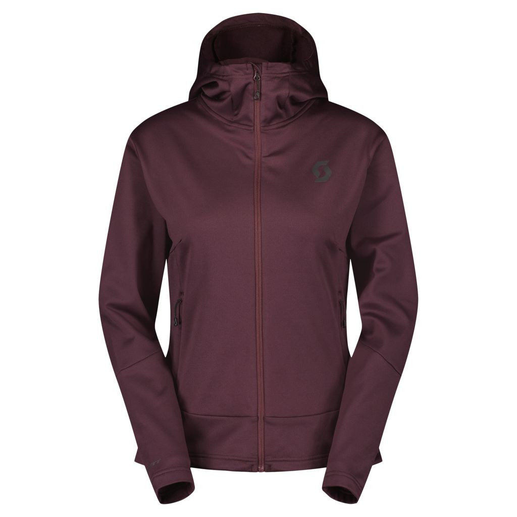 SCOTT Hoody W'S Defined Mid Zip, Rich Purple (vzorek) velikost: M